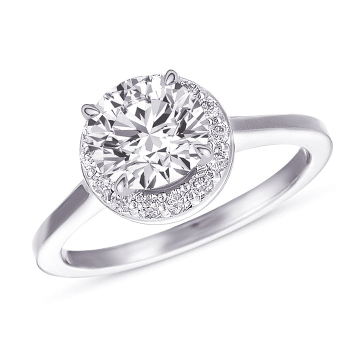 White Gold Engagement Ring