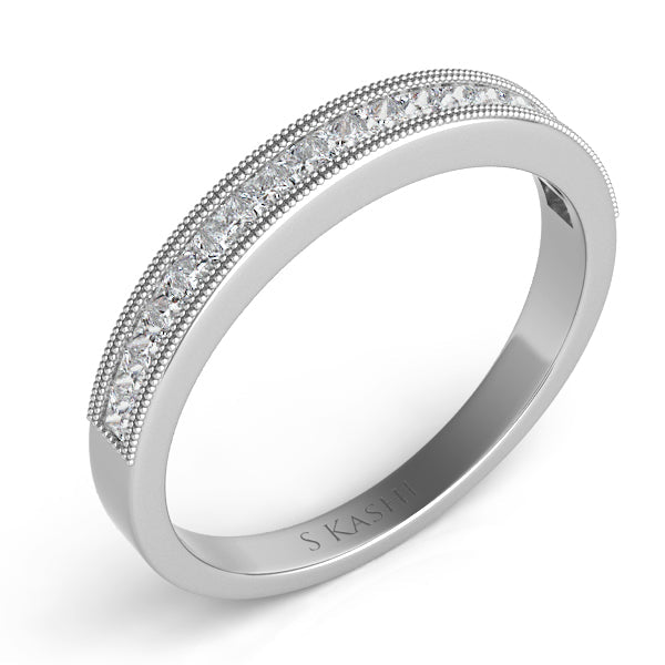 White Gold Matching Band