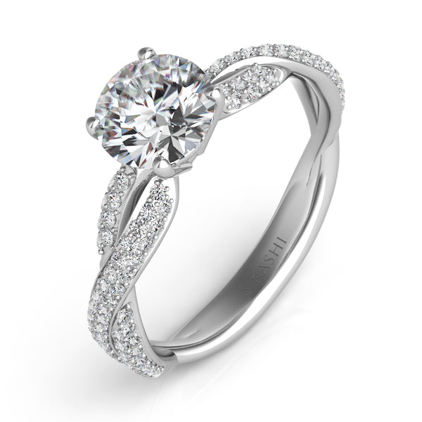 White Gold Engagemnt Ring