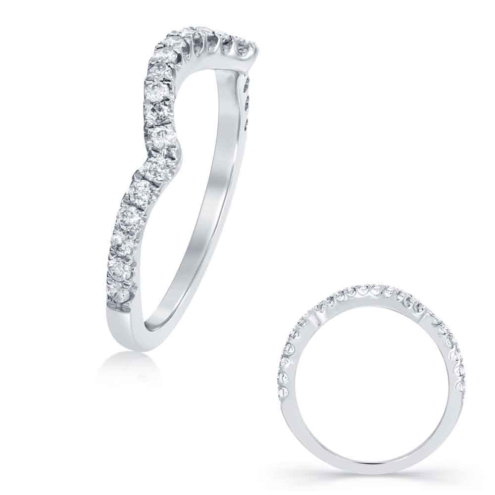 White Gold Matching Band