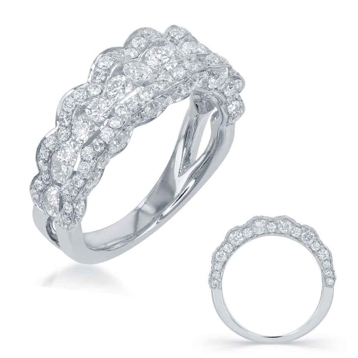 White Gold Wedding Band