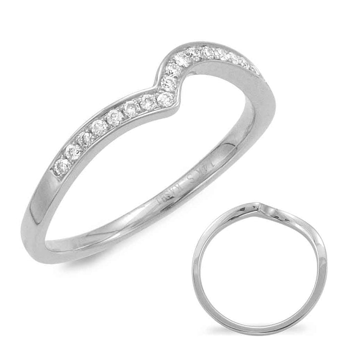 White Gold Wedding Band