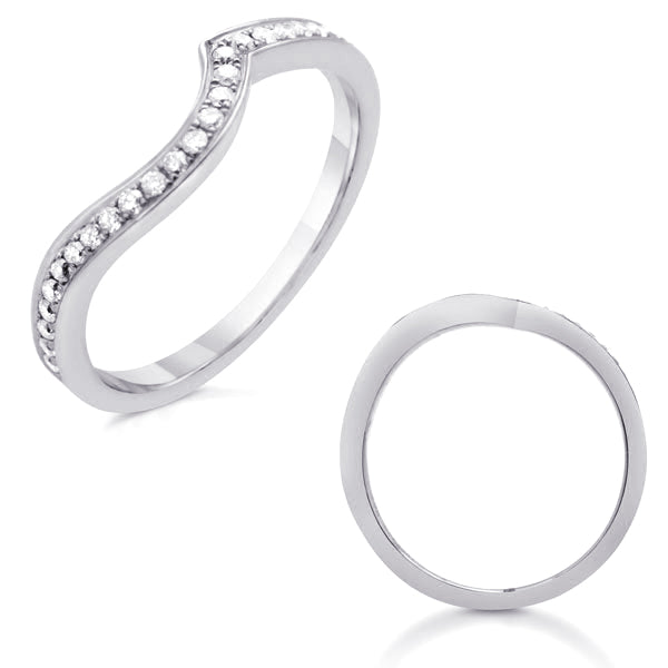 White Gold Wedding Band