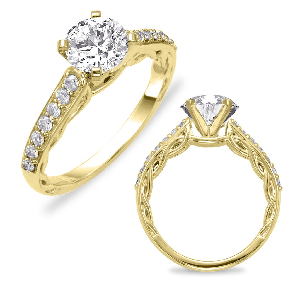 Yellow Gold Semi Mounting