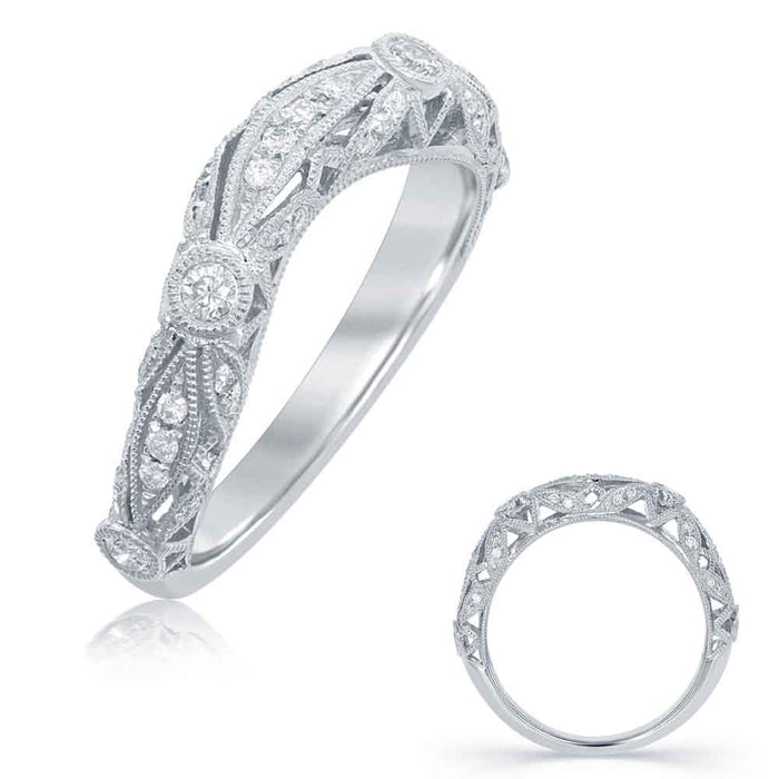 White Gold Wedding Band