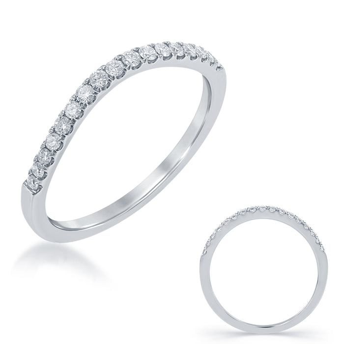 White Gold Wedding Band