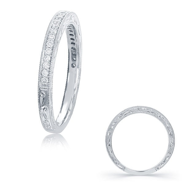 White Gold Matching Band