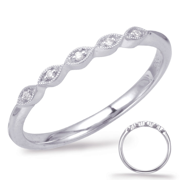 White Gold Matching Band