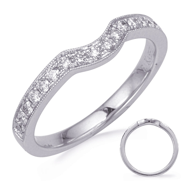 White Gold Wedding Band
