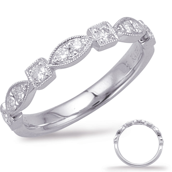 White Gold Matching Band