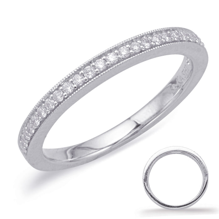 White Gold Matching Band