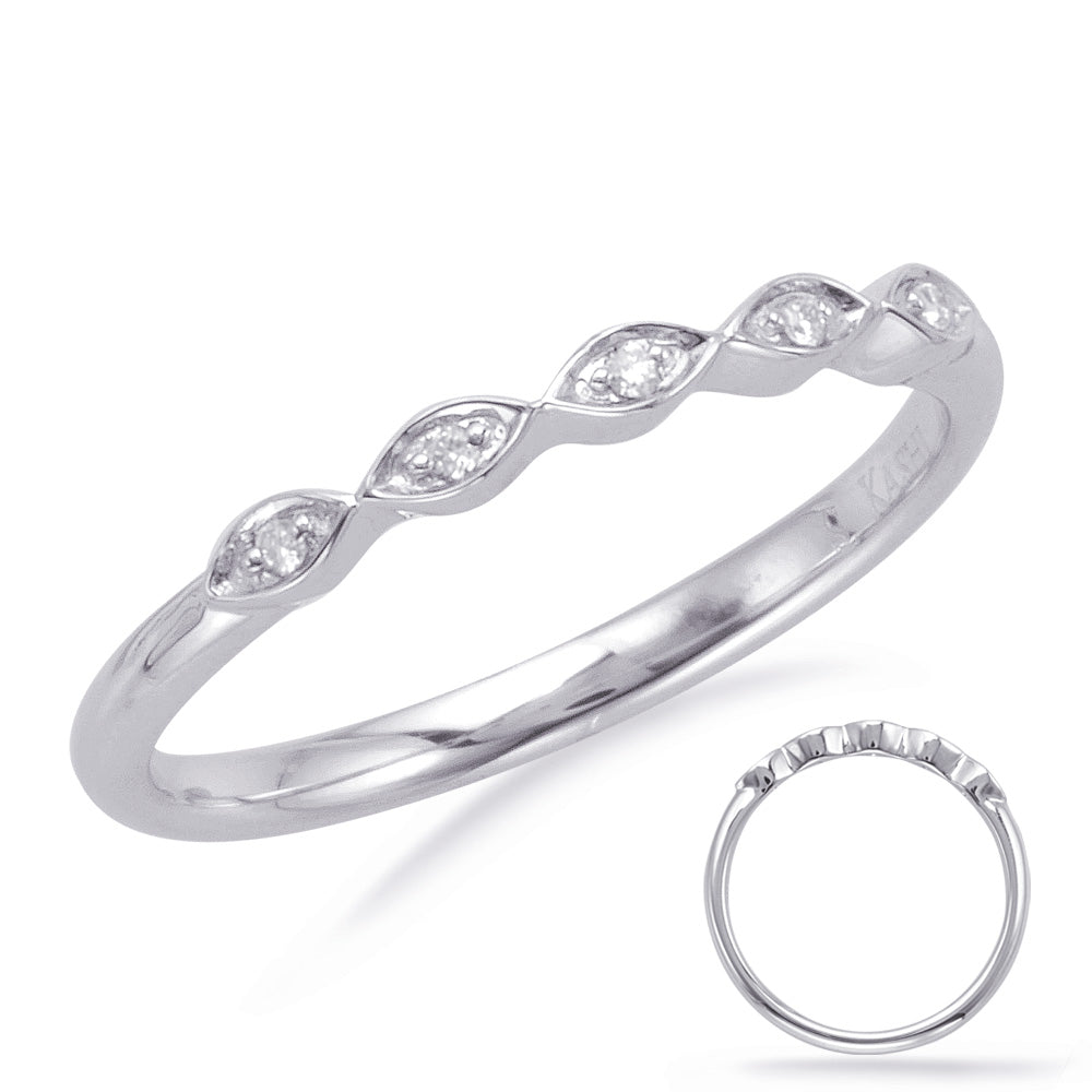White Gold Matching Band