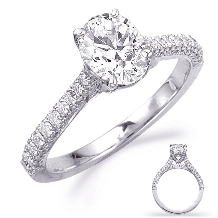 White Gold Engagement Ring
