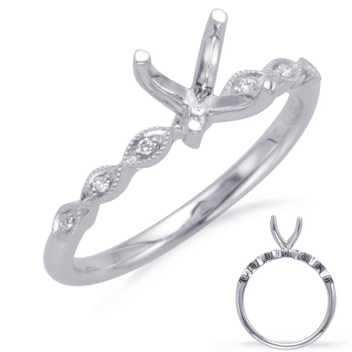 White Gold Engagement Ring