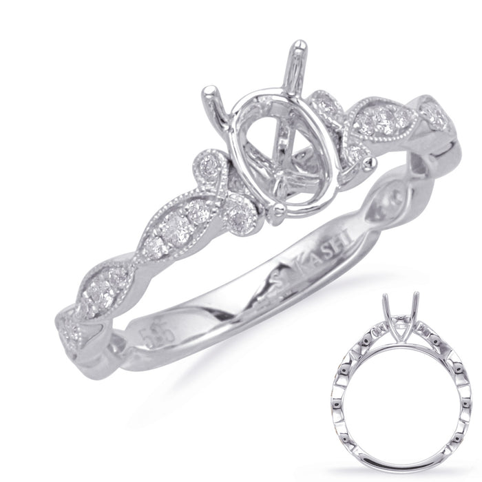 White Gold Engagement Ring