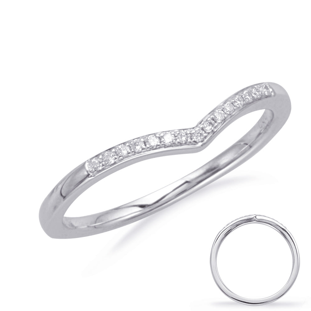White Gold Matching Band