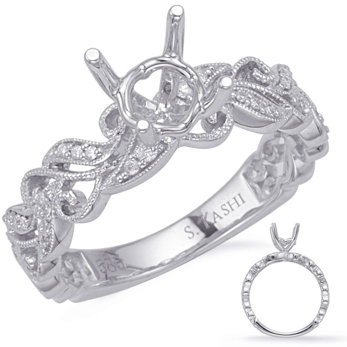 White Gold Engagement Ring