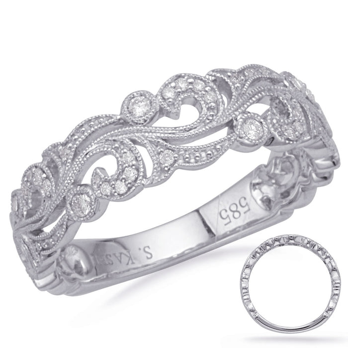 White Gold Matching Band