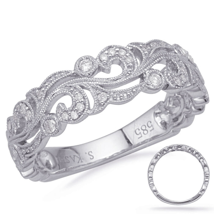 White Gold Matching Band