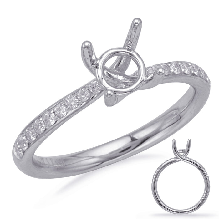 White Gold Engagement Ring