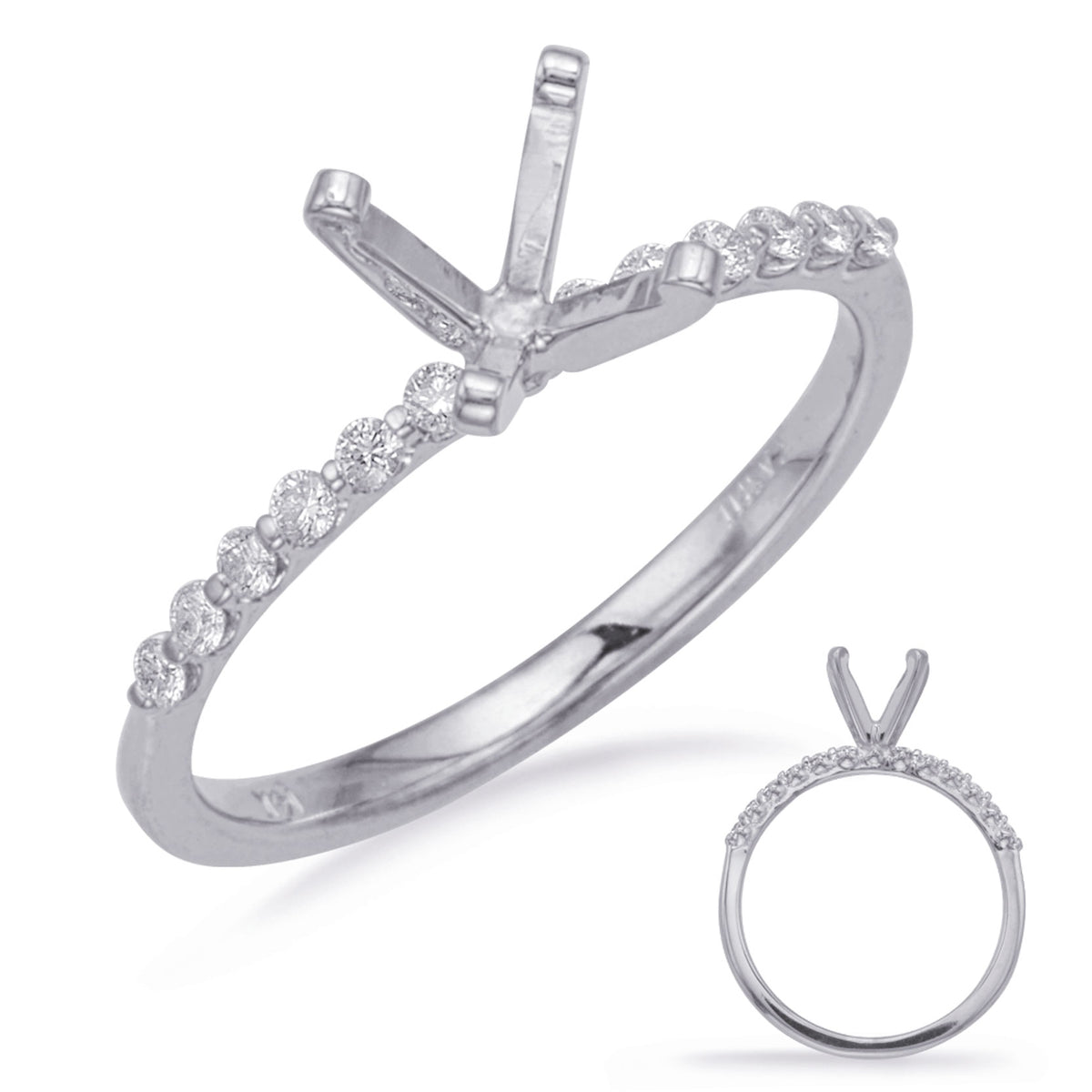 White Gold Engagement Ring