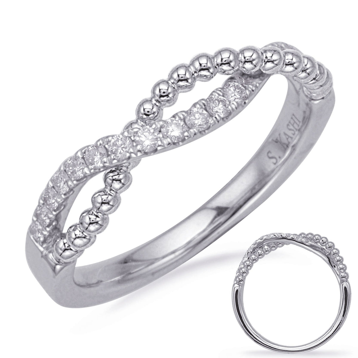 White Gold Diamond Fashion Ring