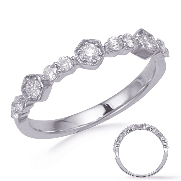 White Gold Matching Band