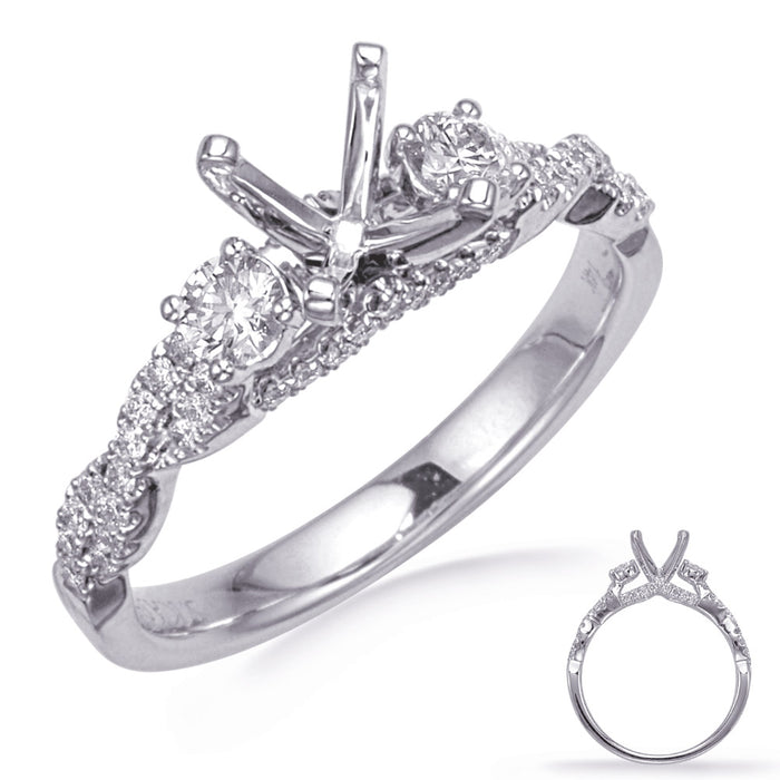 White Gold Engagement Ring
