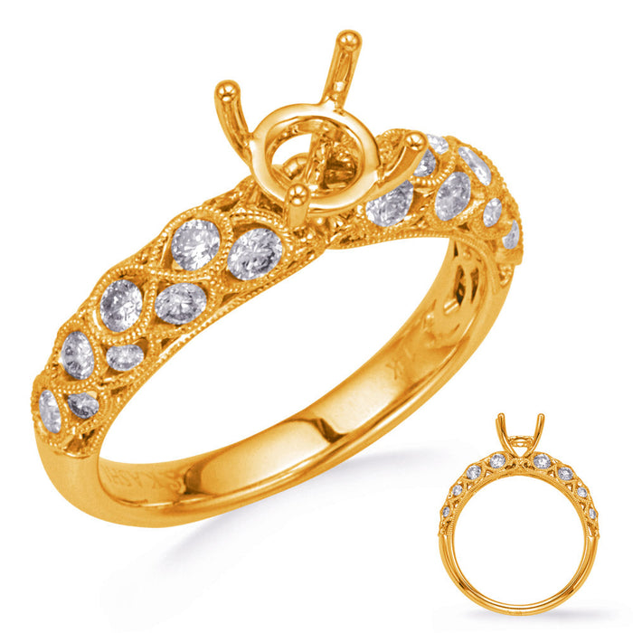 Yellow Gold Diamond Engagement Ring