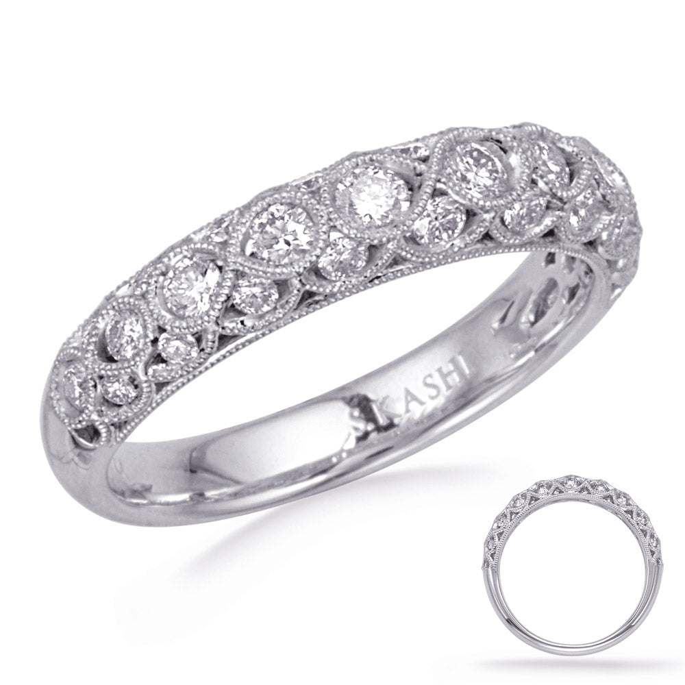 White Gold Matching Band