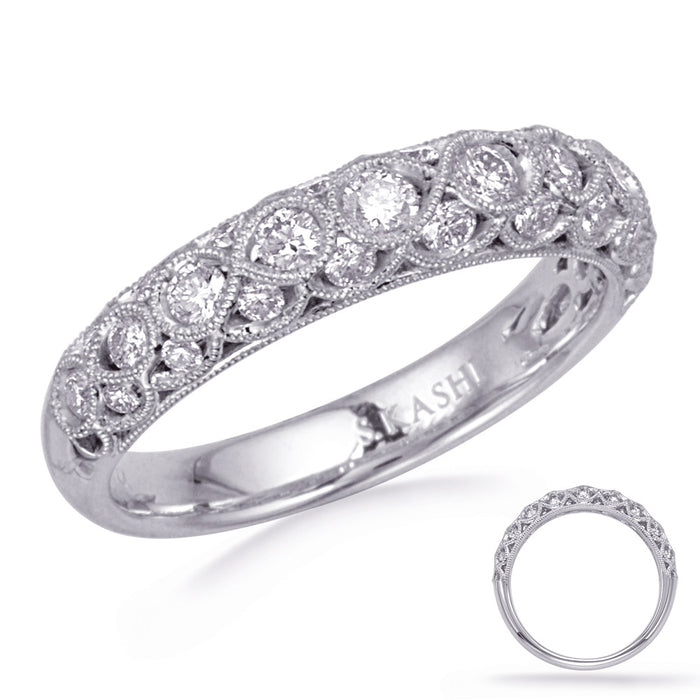 White Gold Matching Band