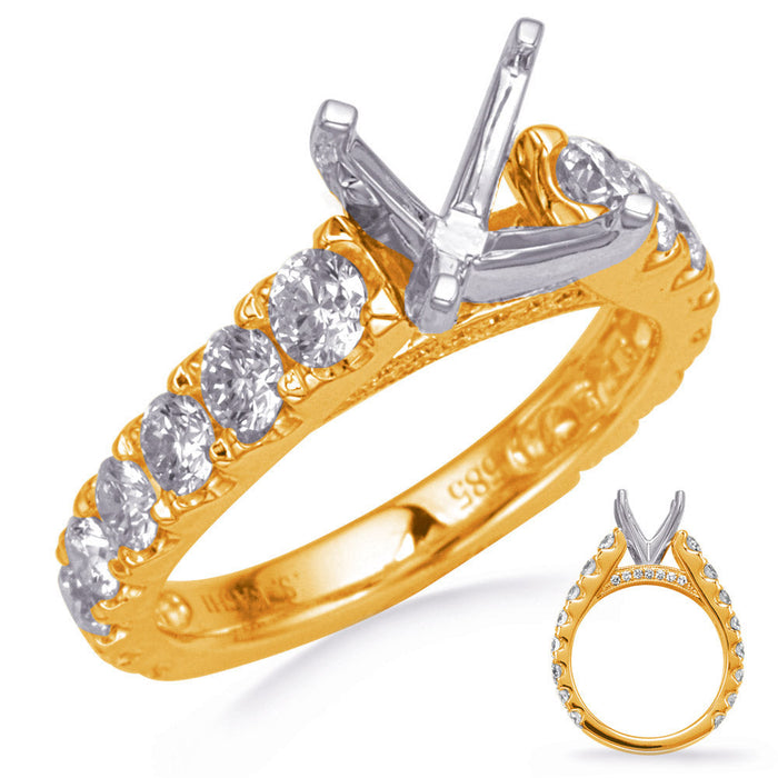 Yellow Gold Diamond Engagement Ring