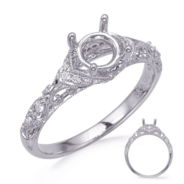 White Gold Engagement Ring