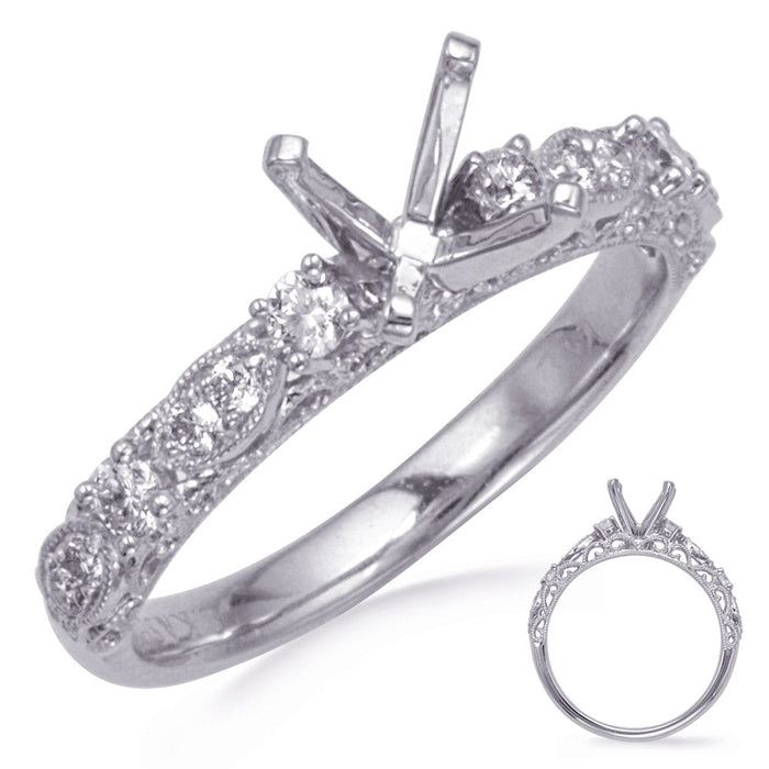 White Gold Engagement Ring