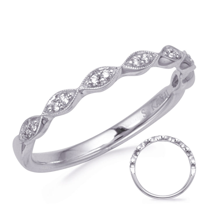 White Gold Matching Band