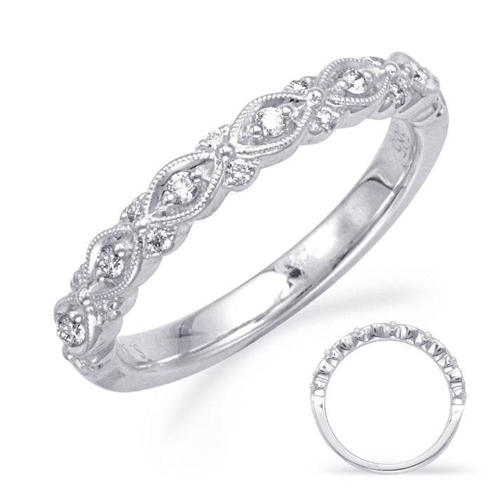 White Gold Wedding Band