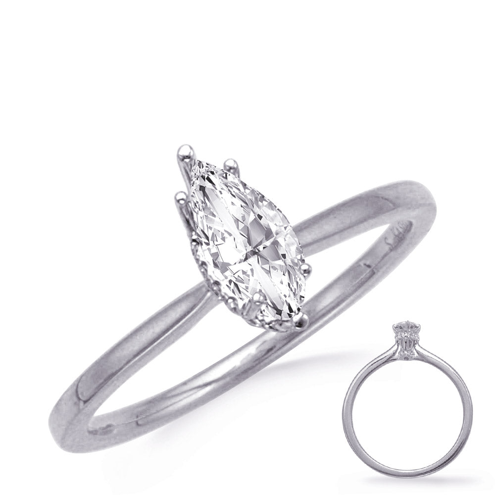 White Gold Diamond Engagement