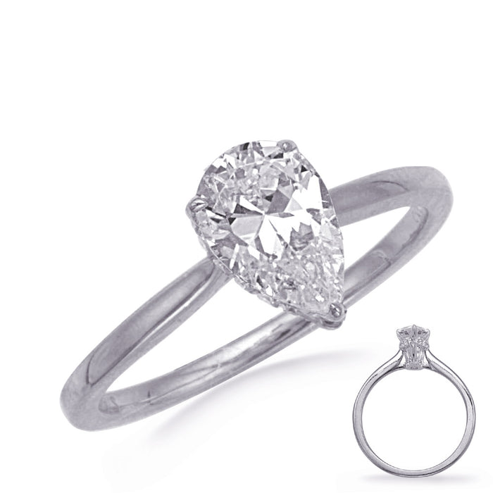 White Gold Diamond Engagement