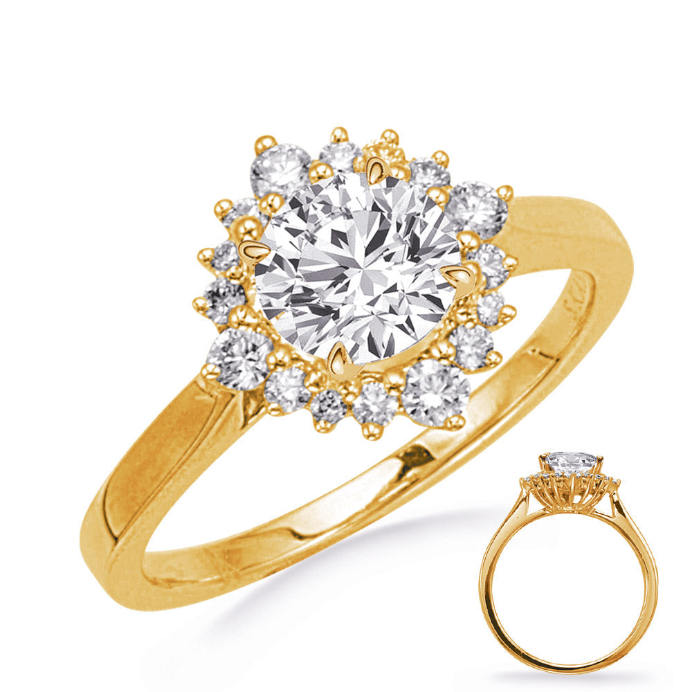 Yellow Gold Diamond Engagement Ring