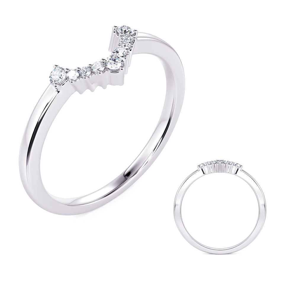 White Gold Diamond Band