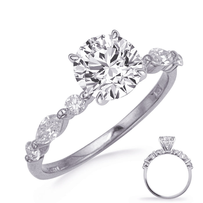 White Gold Engagement Ring