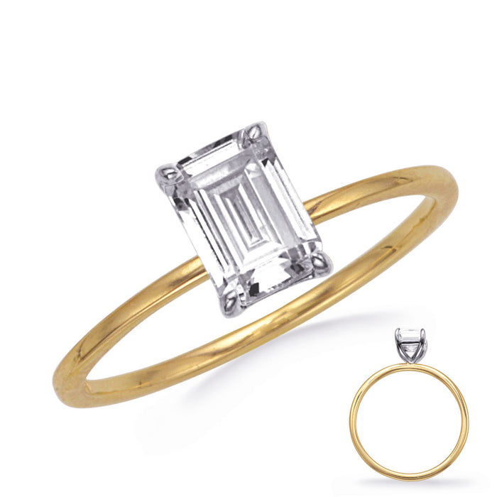 White& Yellow agement Ring 10x8mm EC