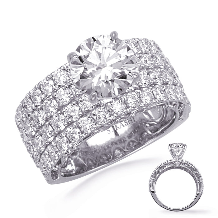White Gold Engagement Ring