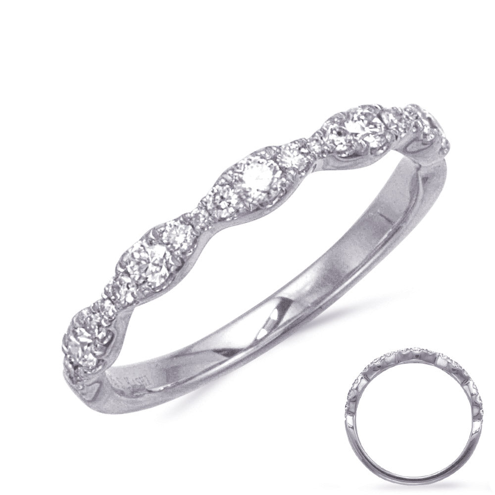 White Gold Matching Band