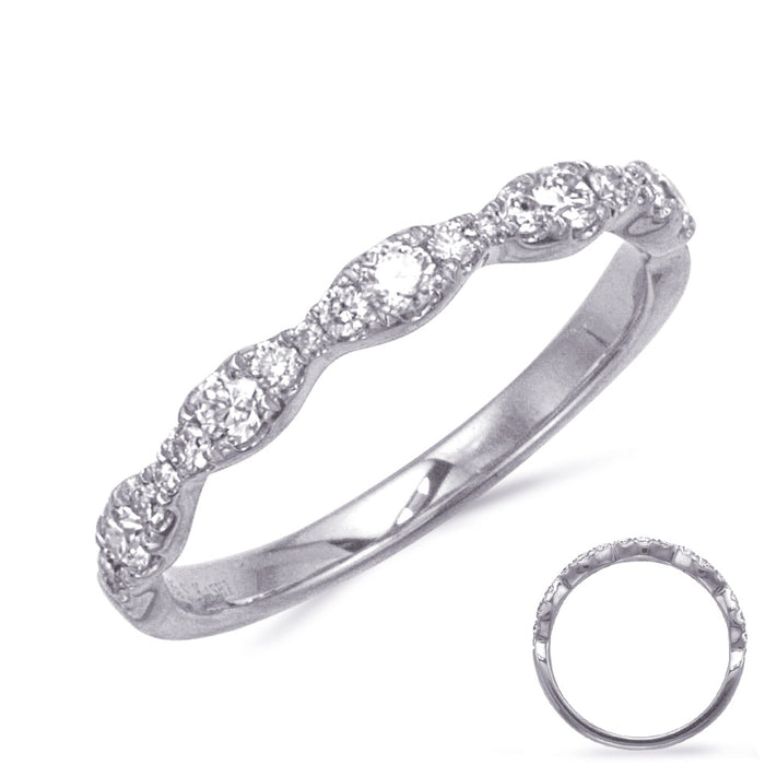 White Gold Matching Band