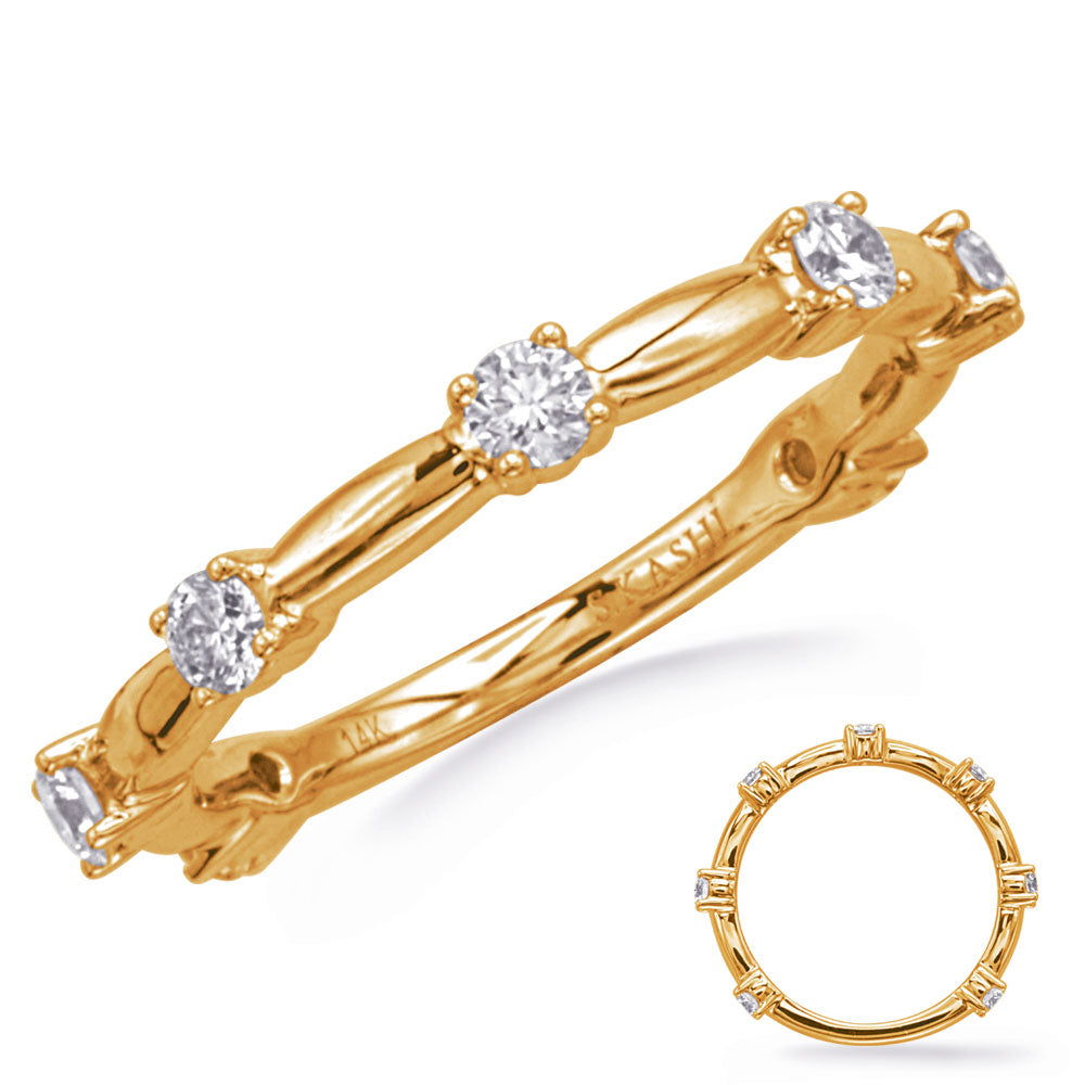 Yellow Gold Diamond Band
