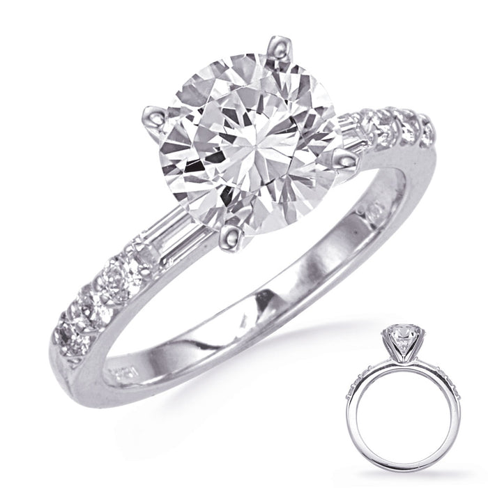 White Gold Engagement Ring
