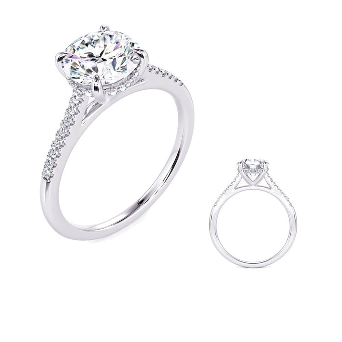 White Gold Engagement Ring