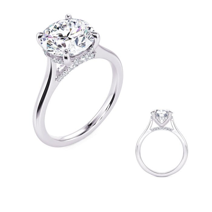 White Gold & Diamond Engagement Ring