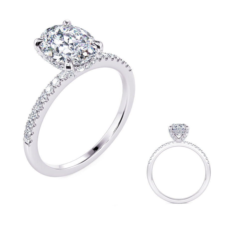 White Gold Engagement Ring